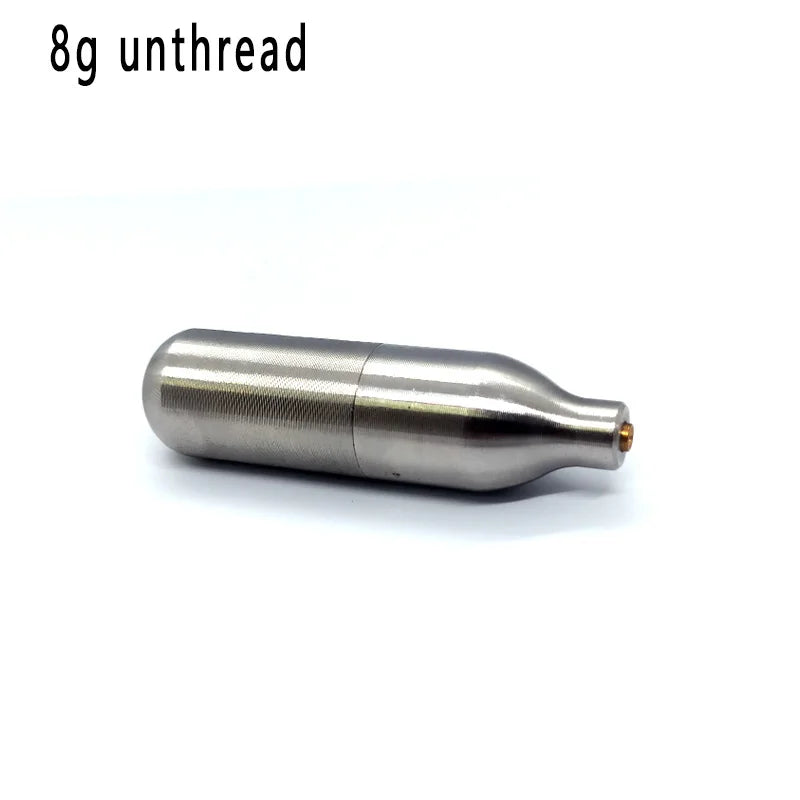 CO2 Refill Tank Cartridges &ndash; Multi Gas Compatibility 8g unthread