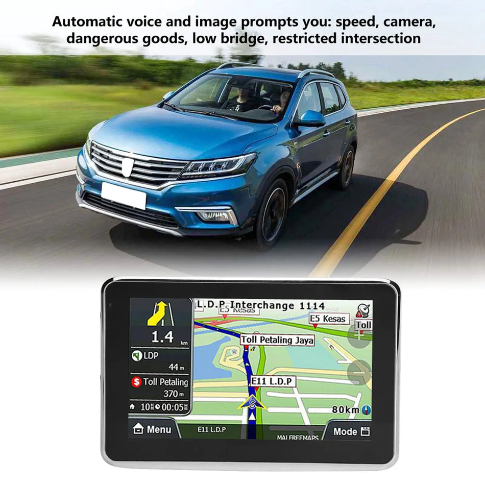 5 Inch Touch Screen GPS Navigator With European Map and Radio by InterCyprus Trading Ltd
