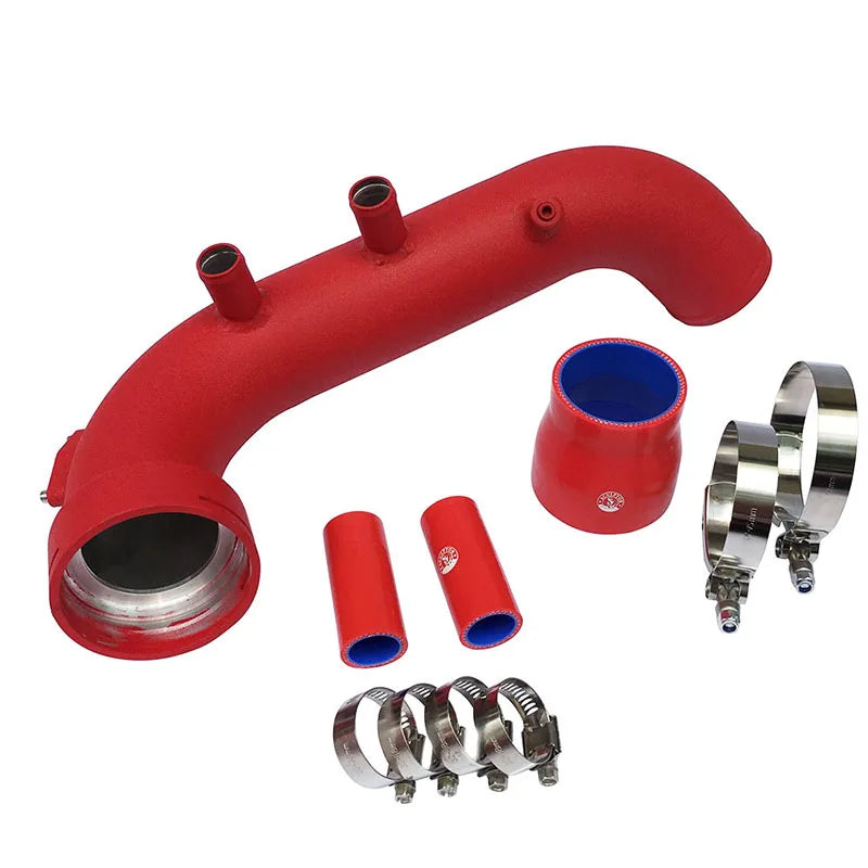 Aluminium Charge Pipe Cooling Kit for BMW N54 Twin Turbo Engine Upgrade for Enhanced Performance
