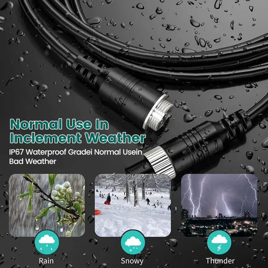 4-Pin Aviation Extension Video Cable With ABS Housing For Truck Bus by InterCyprus Trading Ltd