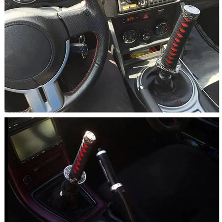 150MM Universal JDM Katana Samurai Sword Shift Knob Shifter With Adapters Gear Shift Knob Transmission Gearstick Car Accessories by InterCyprus Trading Ltd