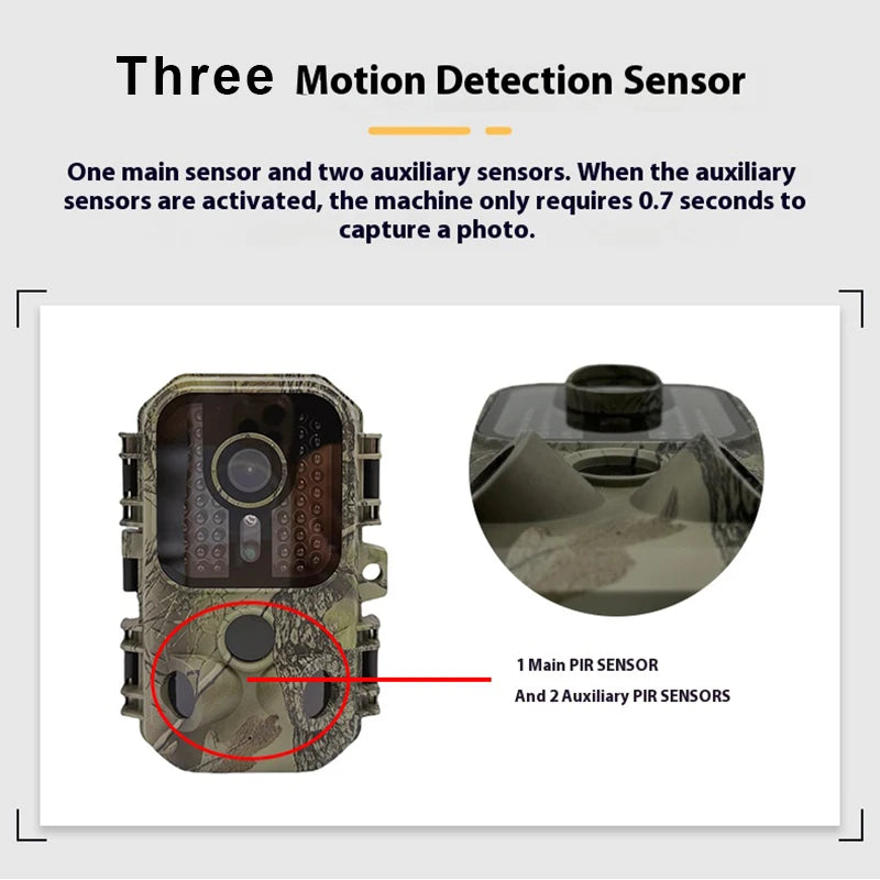 Wildlife Tracking Outdoor Security Camera &ndash; 4K Night Vision