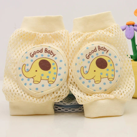 Kids Cotton Crawling Knee Pads &amp; Elbow Protectors L Style 11