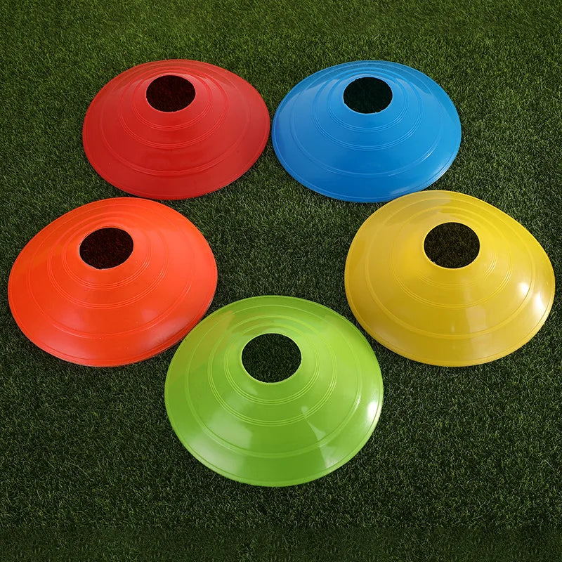 10Pcs Agility Training Discs Set for Soccer and Multi-Sport Activities Random Color