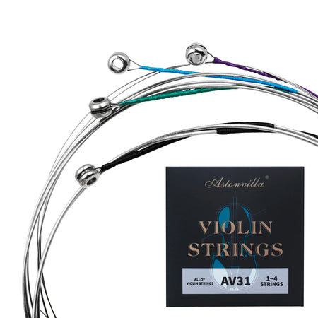 Astonvilla 4/4 Violin Strings E-A-D-G &ndash; High Quality Core