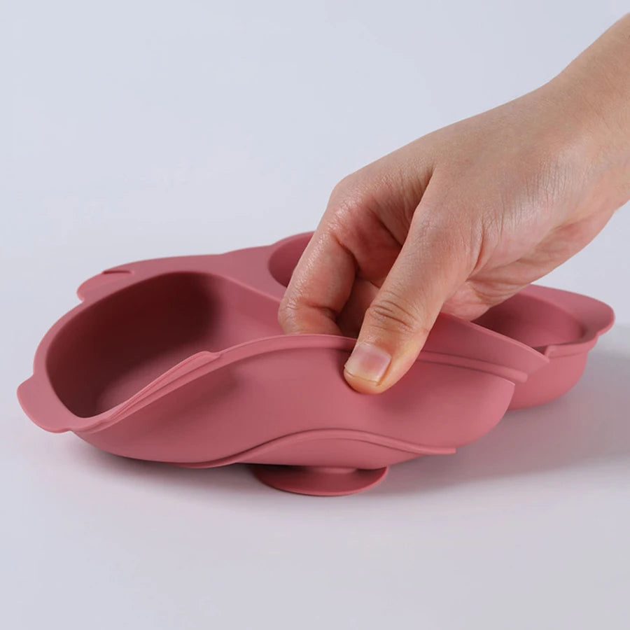 Cartoon Owl Suction Cup Bowl &ndash; Perfect for Baby Feeding Training