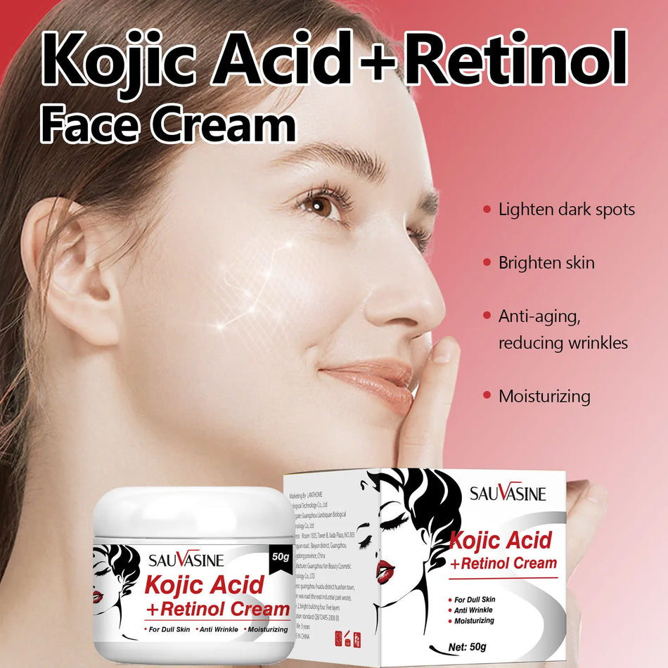 Kojic Acid &amp; Retinol Brightening Moisturizing Cream Default Title
