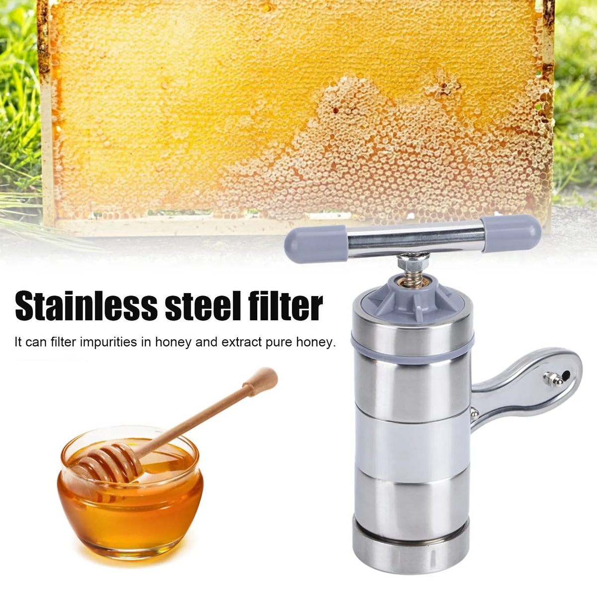 Mini Portable Honey Extractor &ndash; Manual Handheld Squeezer