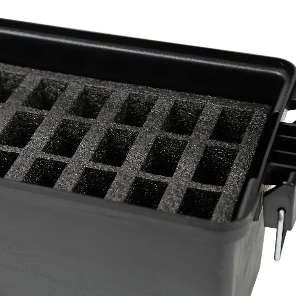 AMMO 50-P Plastic Box - Foam Pistol Magazine Holder