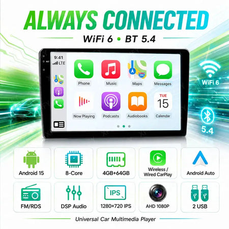 Android Car Stereo With Wireless CarPlay And GPS For VW Golf Passat by InterCyprus Trading Ltd