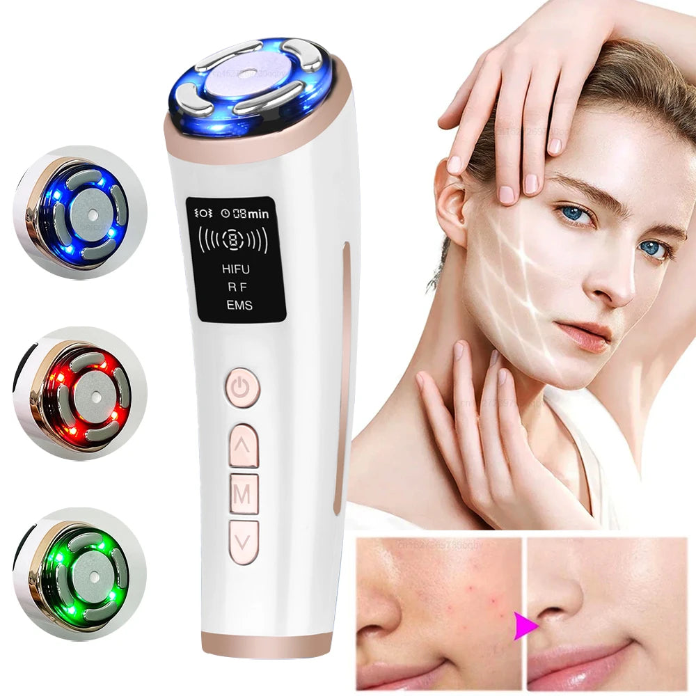 Hifu Face Lifting Facial Massage EMS Facial Microcurrent Skin Rejuvenation Anti-aging Facial Lifting Massager Mini Hifu Machine