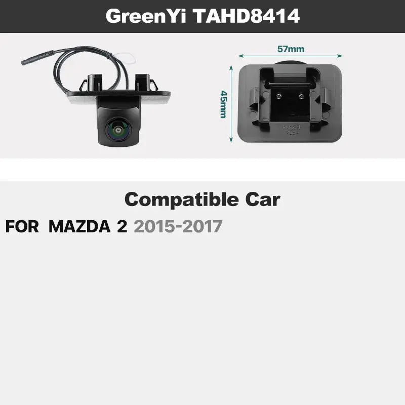 Dynamic Trajectory AHD Car Plate Light Rear View Camera For Mazda CX-7 CX-5 CX-3 CX-4 Mazda 6 Mazda 3 Axela BM Mazda2 Mazda5 M5 by InterCyprus Trading Ltd