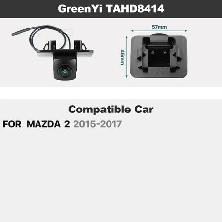 Dynamic Trajectory AHD Car Plate Light Rear View Camera For Mazda CX-7 CX-5 CX-3 CX-4 Mazda 6 Mazda 3 Axela BM Mazda2 Mazda5 M5 by InterCyprus Trading Ltd