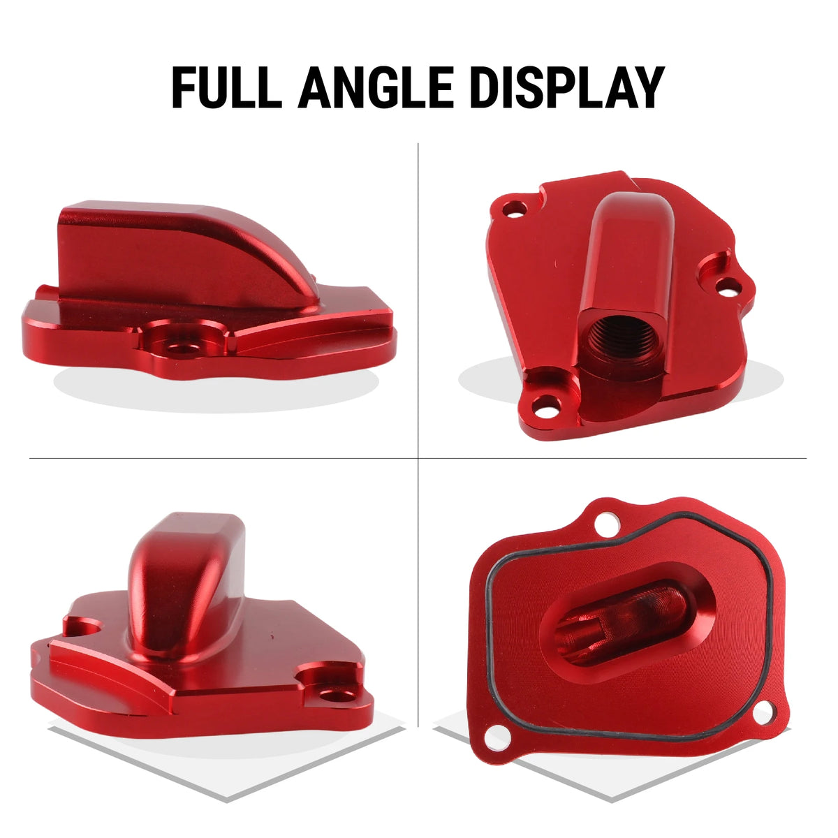 Oil Return Chain Tensioner Cover Plate 6061-T6 Aluminum For Honda K20 K24 by InterCyprus Trading Ltd