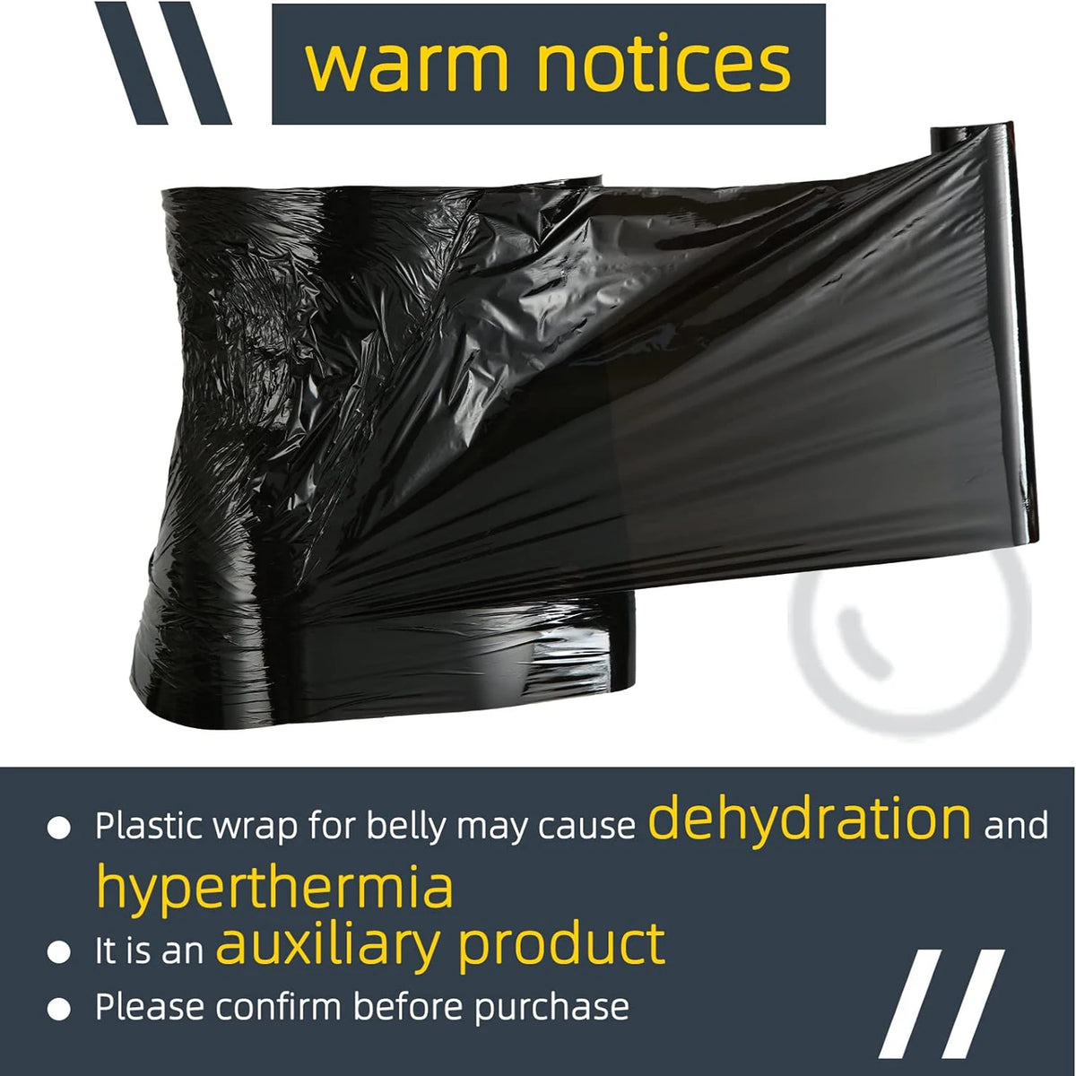 Disposable Black Body Shaping Roll &ndash; 60 Meter Heating