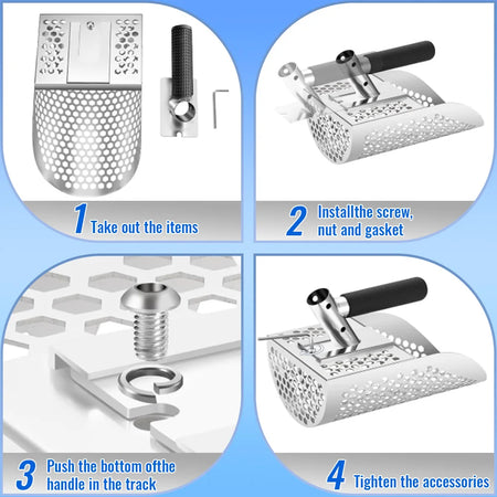 Portable Beach Sand Scoop Shovel Metal Detector &ndash; Durable