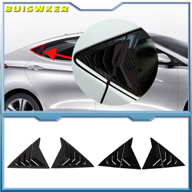 Hyundai Elantra 2011-2015 Πίσω Παράθυρο Λεωφορείου Σκιά Carbon