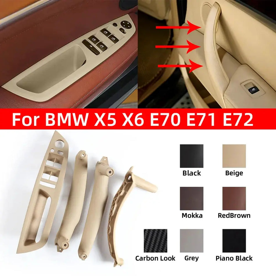 4 шт. крышек ручки внутренней двери для BMW X5 X6 E70 E71