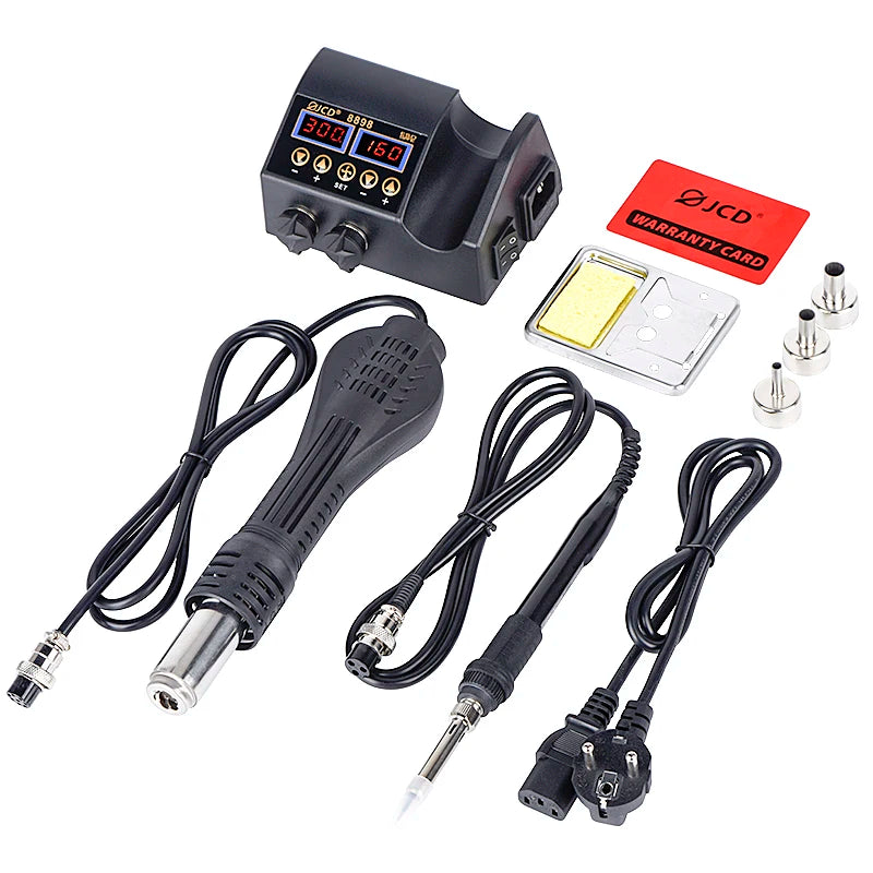 JCD 2 In 1 750W Soldering Station 8898 &ndash; LCD Display
