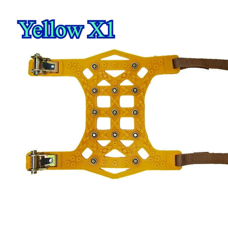 Thickened Anti-Skid Chains &ndash; Enhanced Traction In Snow Yellow