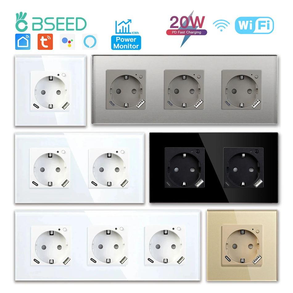 BSEED Smart Wifi Wall Socket