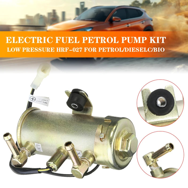 12V Universal Fuel Pump HRF-027 for Petrol, Diesel, Oil, 150 L/h