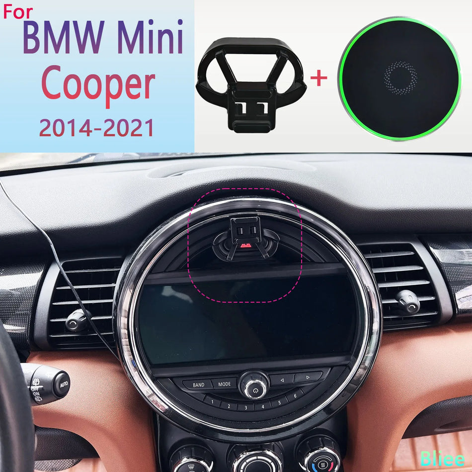 BMW Mini Cooper Magnetisk Telefonhållare 15W MagSafe Bas