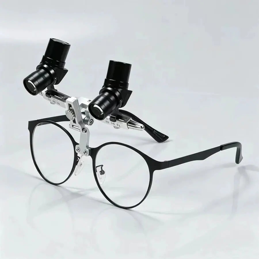 Sku 2026 Dental 48° Angle Head-Mounted Binocular Magnifier Round Metal Frame Surgical Magnifying Glass Dental Beauty by InterCyprus Trading Ltd