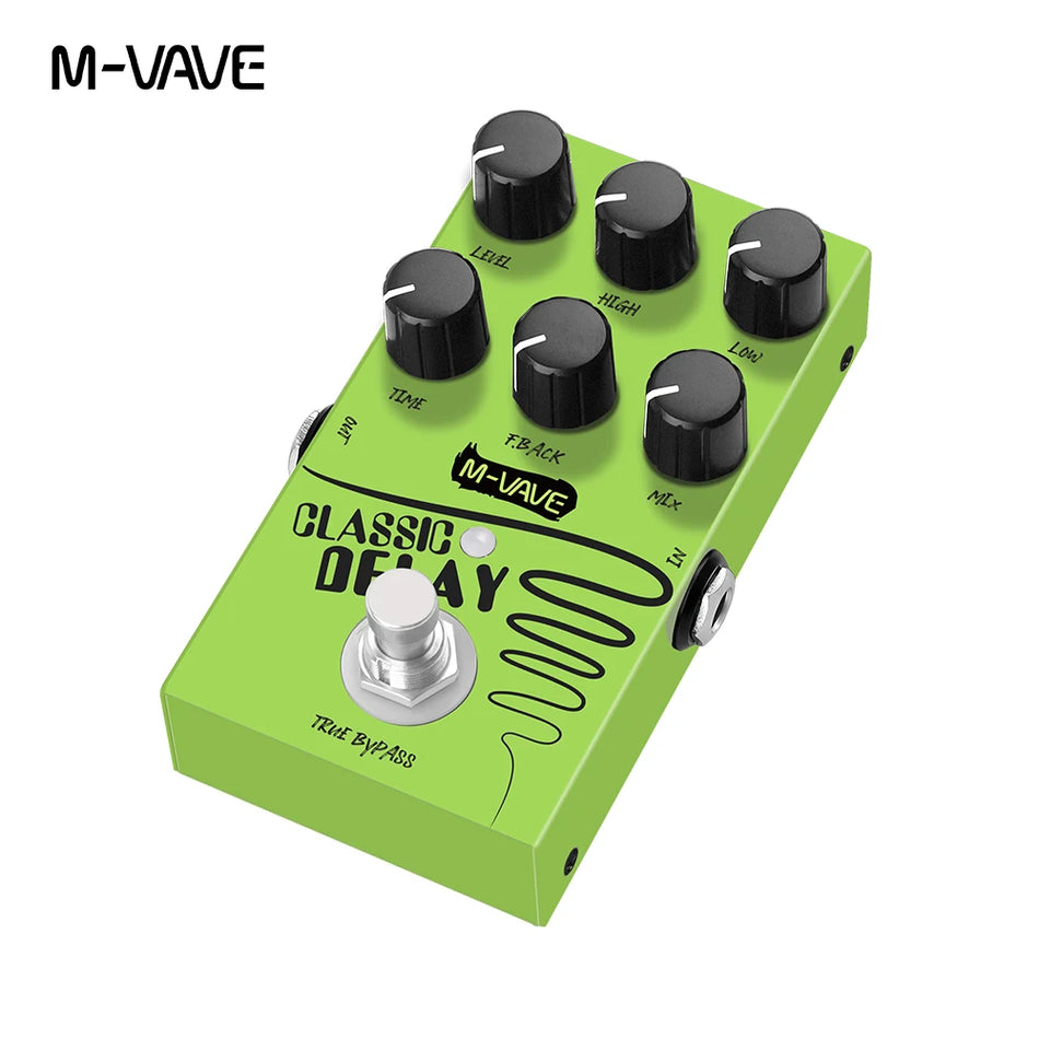 M-Vave-Classic Delay Effect Pedal &ndash; 600ms Delay Time