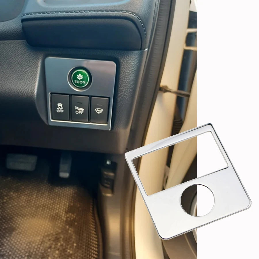 Osłona panelu przełączników ze stali nierdzewnej ECON do Honda HR-V 2014-2020 ochrona wnętrza deski rozdzielczej i akcent