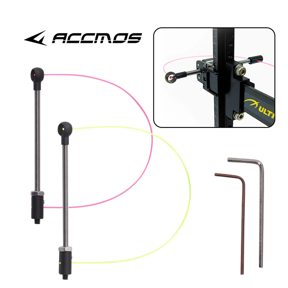 Archery Recurve Sight Pin 8-32 UNC Thread, 0.04 Inch Fiber Optic