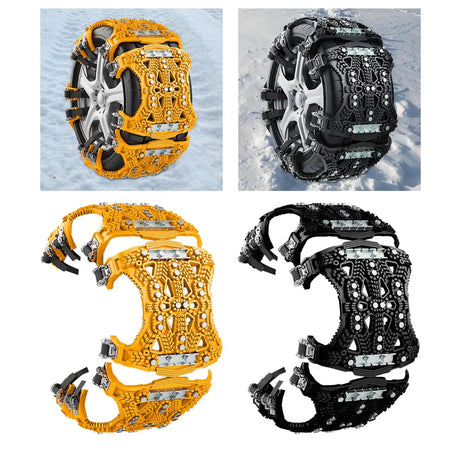Vehicle Tyres Anti Slip Snow Chain &ndash; Easy Mount Portable