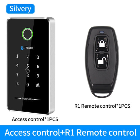 TTlock MJ02 Outdoor Aluminum NFC Keypad &ndash; Bluetooth Access MJ02-slivery-R1