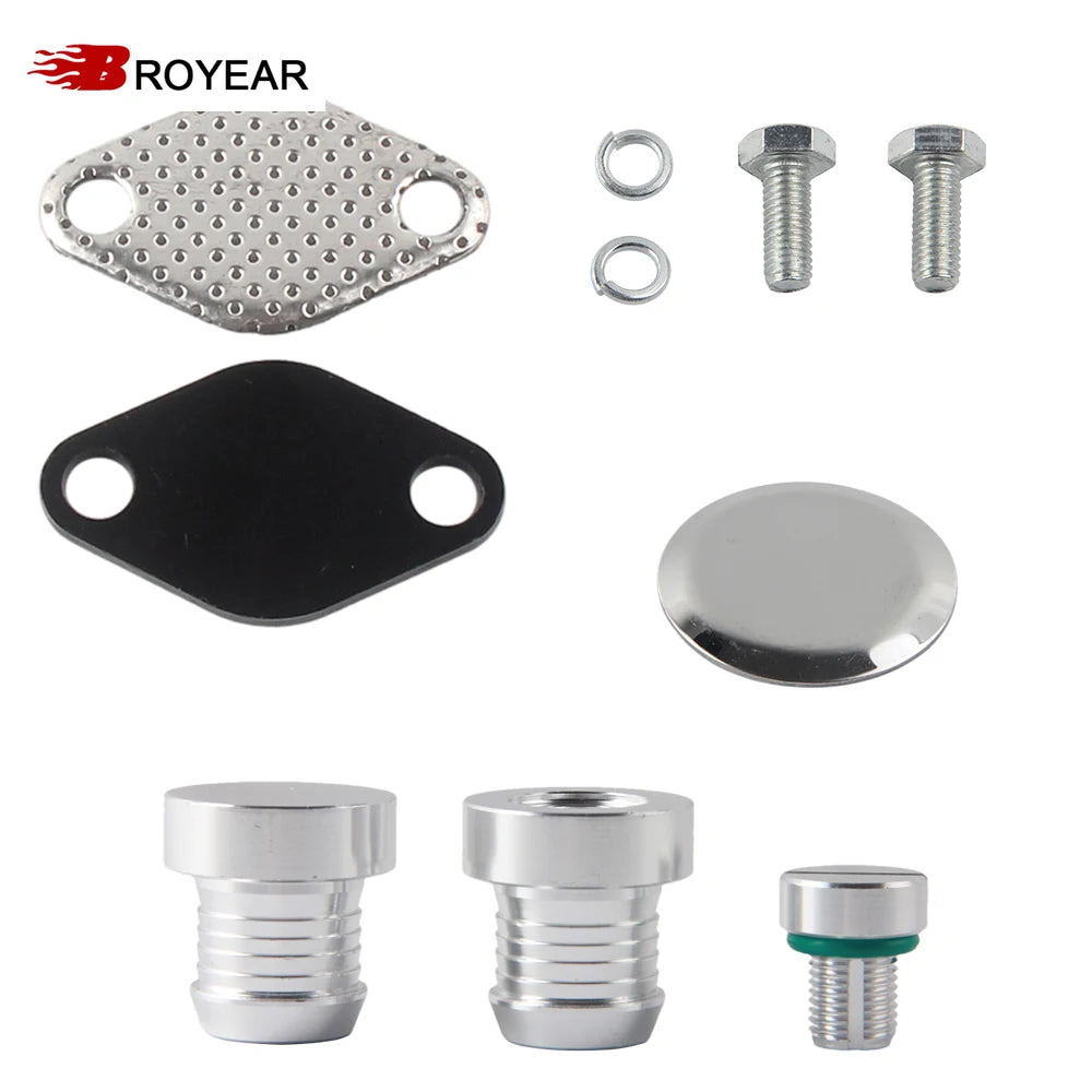 Aluminum Valve Cooler Repair Kit For BMW E46 E90 E60 E83 M47N2 M57N2 by InterCyprus Trading Ltd