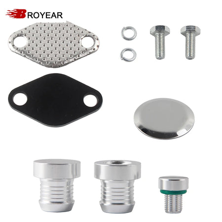 Aluminum Valve Cooler Repair Kit For BMW E46 E90 E60 E83 M47N2 M57N2 by InterCyprus Trading Ltd