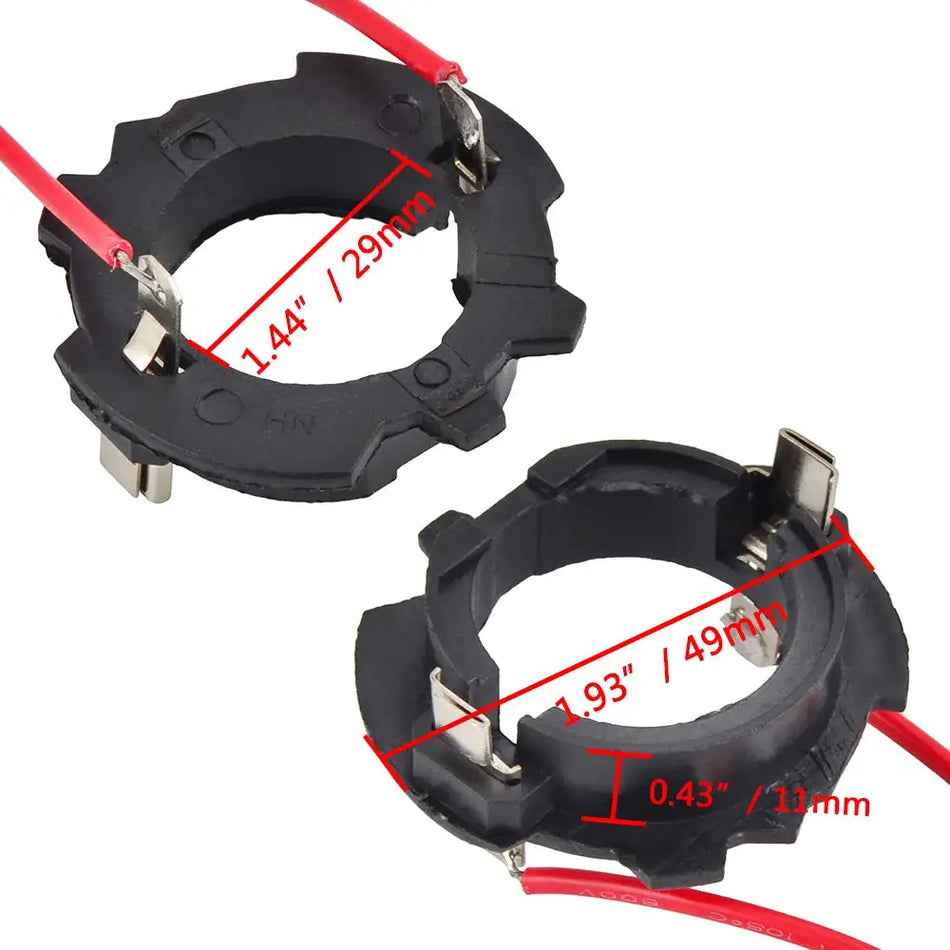 2Adet H7 LED Far Taban Adaptörü Tutucu VW MK5 Golf GTI