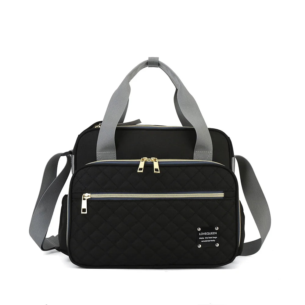New Style Waterproof Diaper Bag &ndash; Large Capacity and Multifunctional Design Black