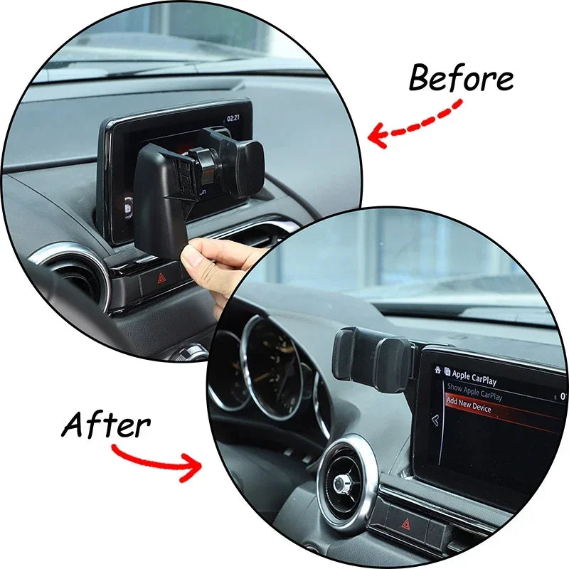 Držák telefonu na středové konzole ABS Mazda MX5 2016 2023