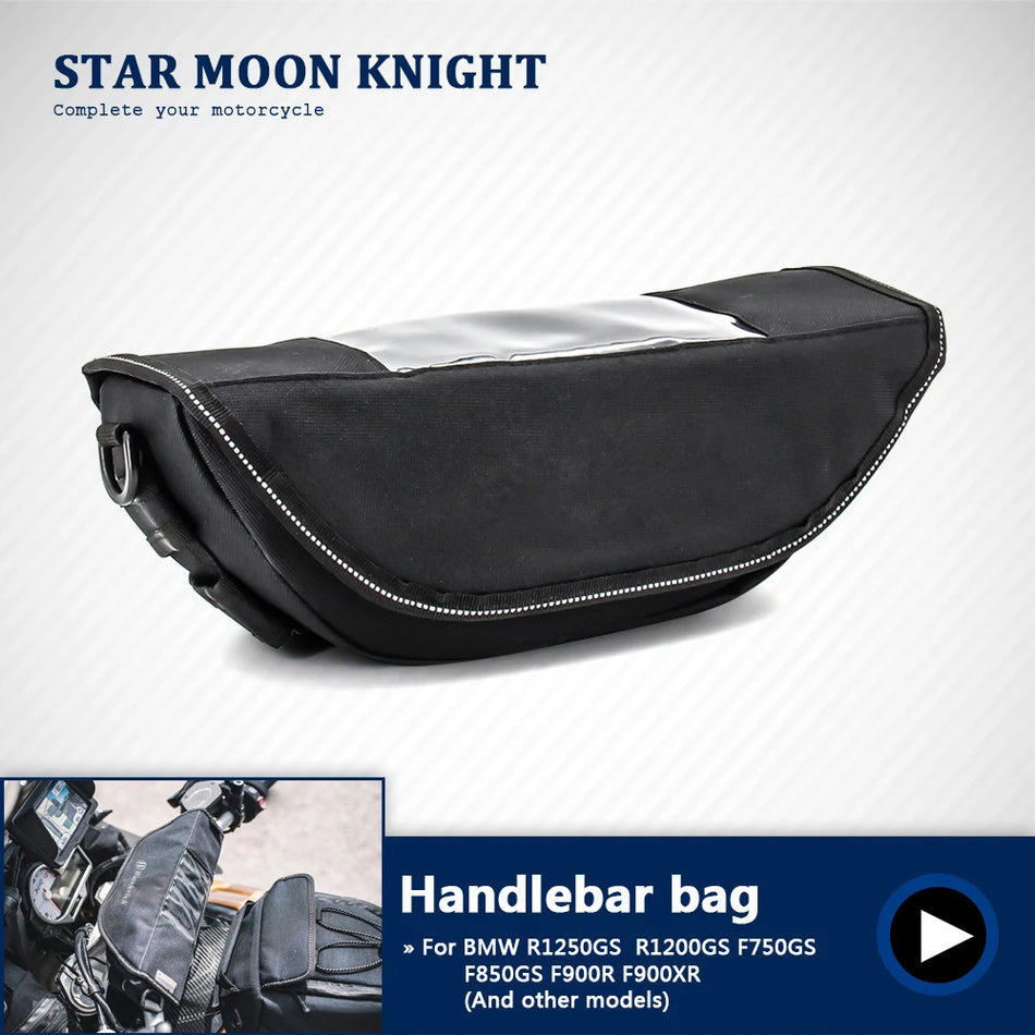 Αδιάβροτη Τσάντα Πλοήγησης για Τιμόνι BMW R1250GS για Μοτοσυκλέτες, Ανθεκτικό Νάιλον, Ανθεκτική στις Καιρικές Συνθήκες