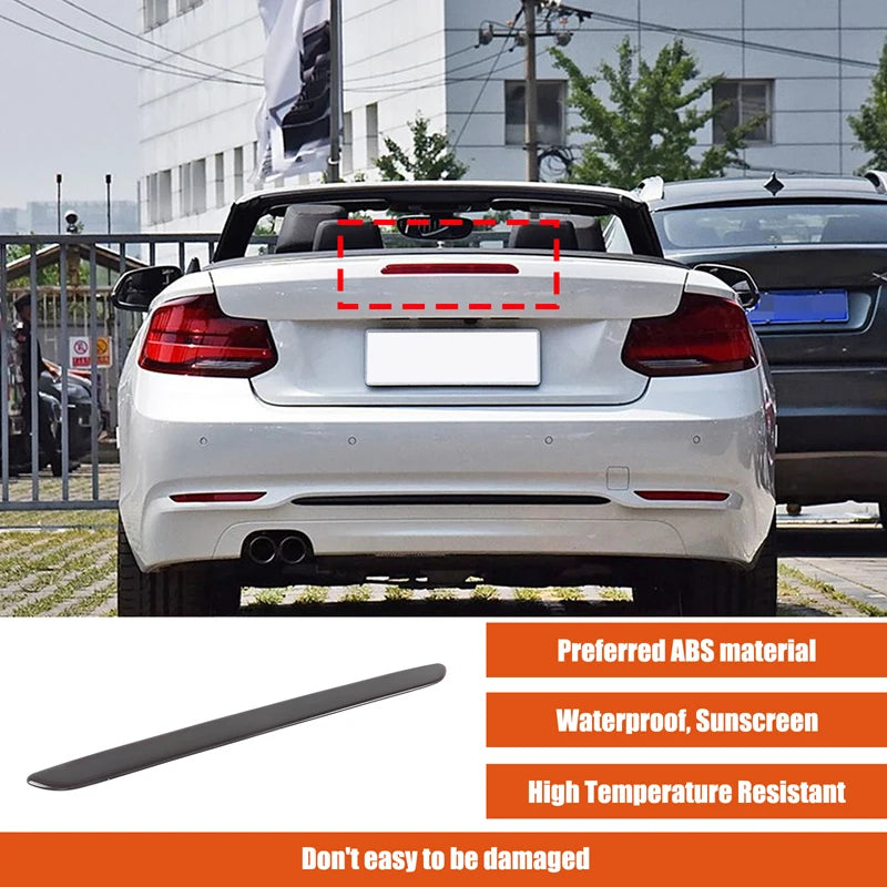 BMW 2 Serisi F22 F23 ABS Siyah Yüksek Montaj Stop Lambası Kapağı