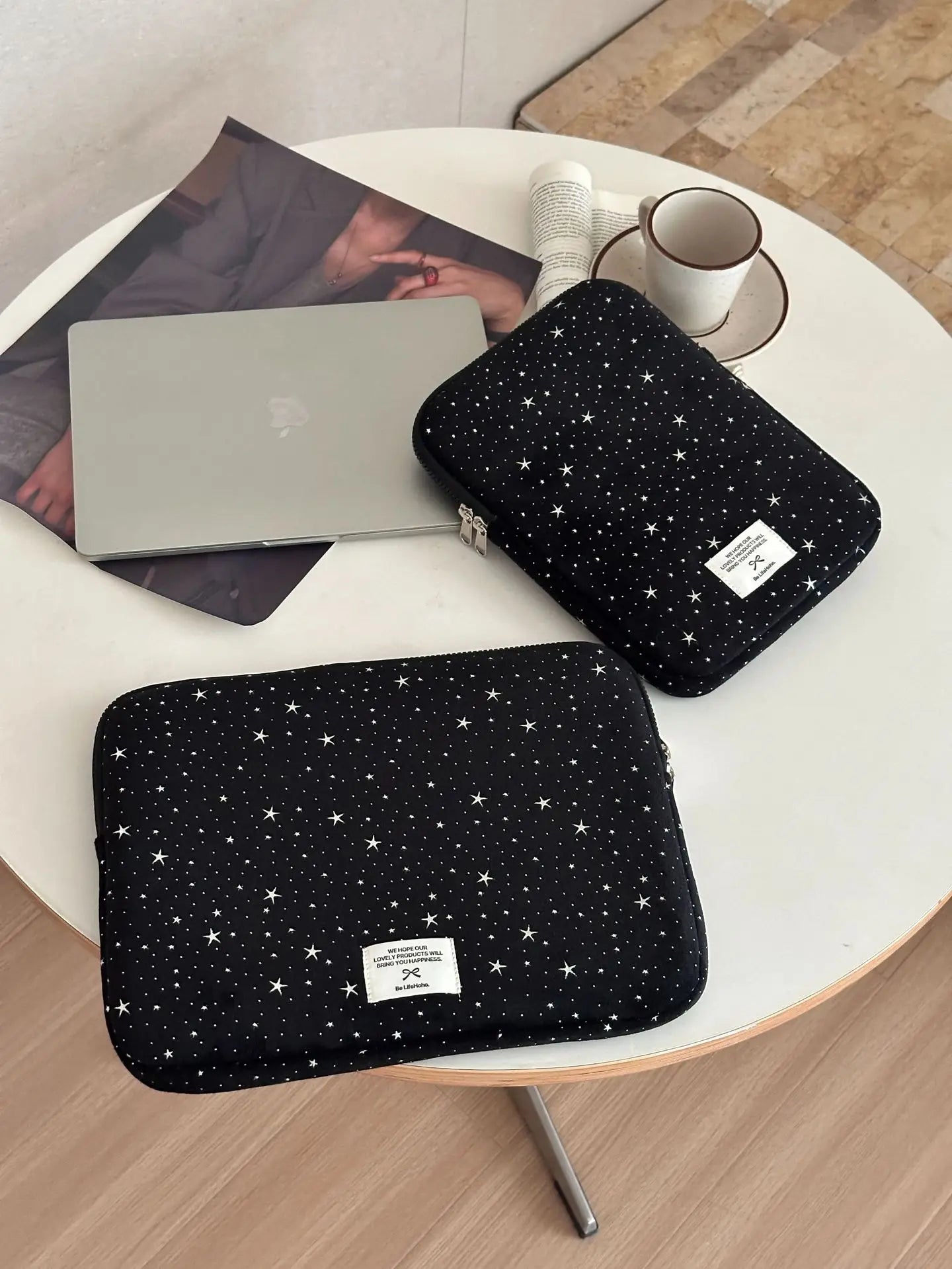 Cute Stars Laptop Sleeve for MacBook &amp; More heisemantianxing / 13.3-14 inch
