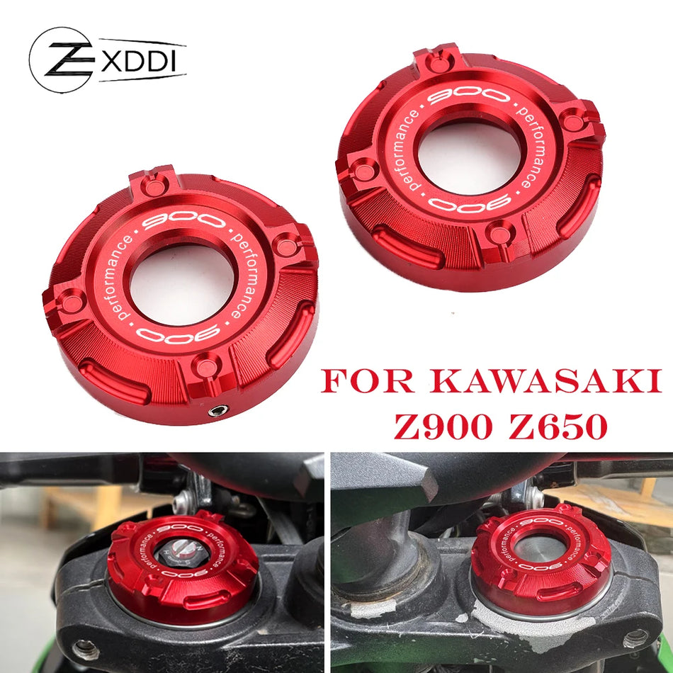 KAWASAKI Z900 Z650 RS Aluminium Alloy Three-Star Column Trim Caps