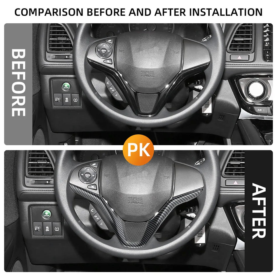 Honda Fit City HRV Vezel Pokrov Volana, Izgled Karbonskih Vlakana ABS