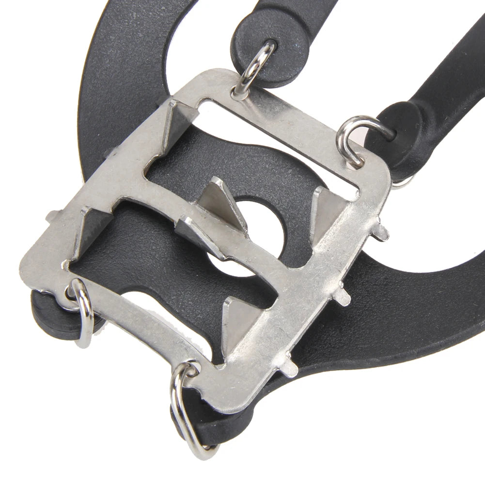 18 Teeth Steel Ice Gripper Spikes for Ultimate Snow &amp; Ice Traction
