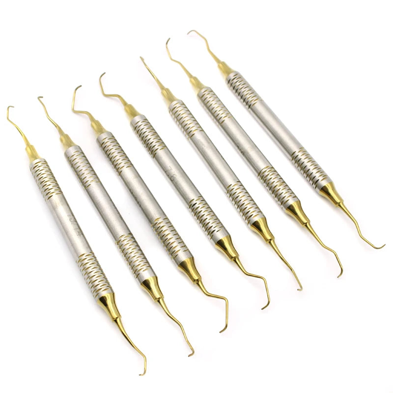 7Pcs Set Dental Curettes Perio Scalers Gracey &ndash; Pro Grade