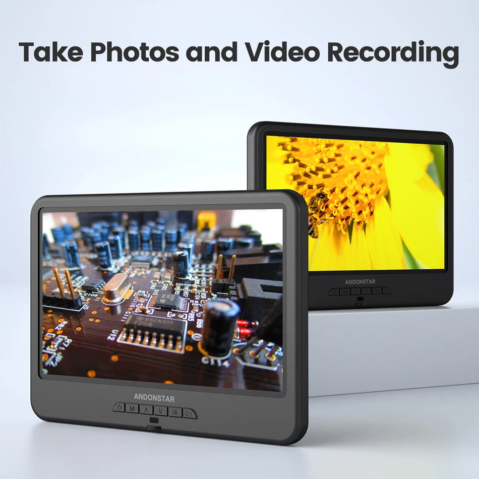 Andonstar AD210 Digital Microscope 50 1600X 10 Inch LCD LED