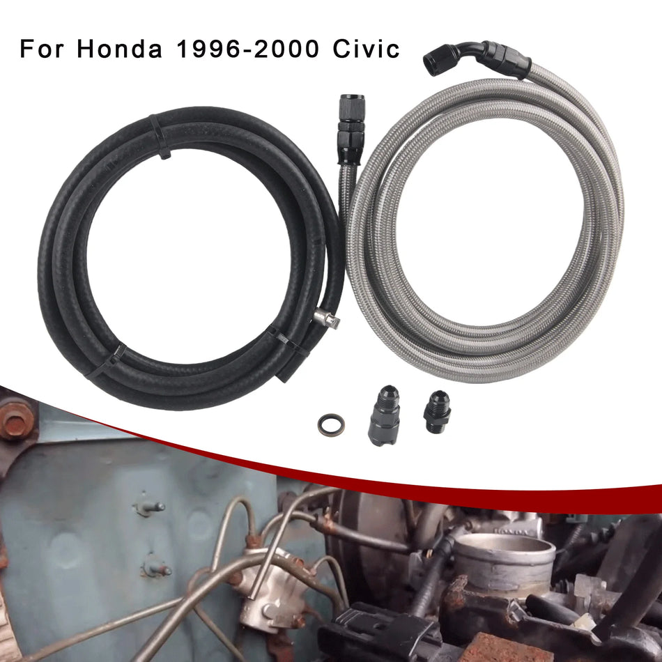 Degalų tiekimo linija ir guminis grąžinimas nerūdijančio plieno Honda Civic 1996-2000