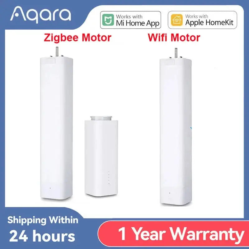 Smart Curtain Motor With Zigbee Wifi App Control And Timing by InterCyprus Trading Ltd