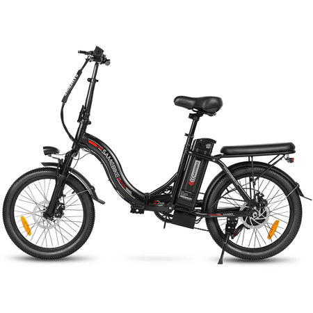 Samebike CY20 Folding Electric Bike &ndash; Removable Battery Black / Poland