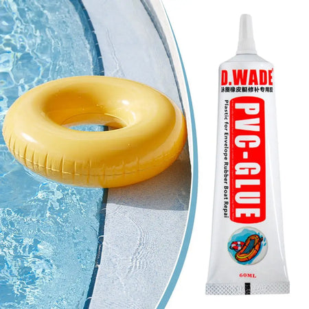 60ML PVC Adhesive Inflatable Boat Repair Glue SUP Repair Glue Tubes Inflatable Boat Paddle Board Kayak Tube Repair Glue